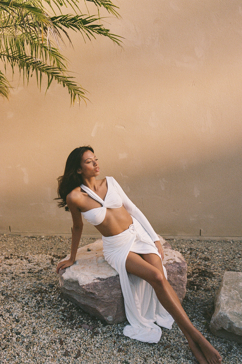 Natalie Rolt Emilee Set White