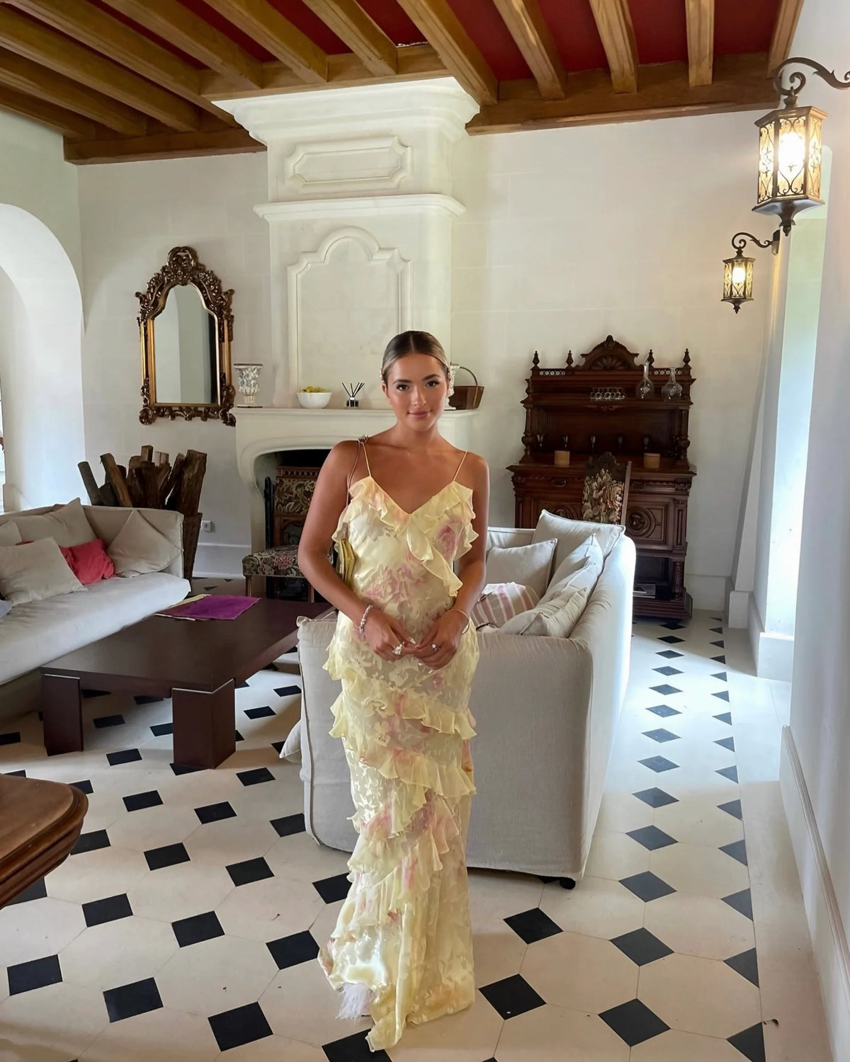 Love Shack Fancy Rialto Maxi Yellow