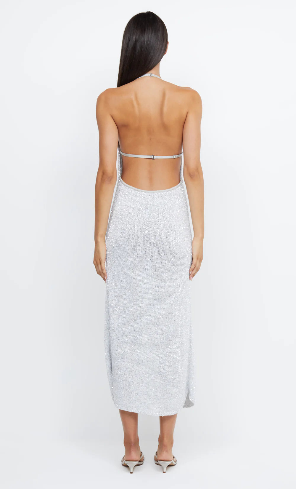 Bec + Bridge Sadie Sequin Knit Midi Crystal