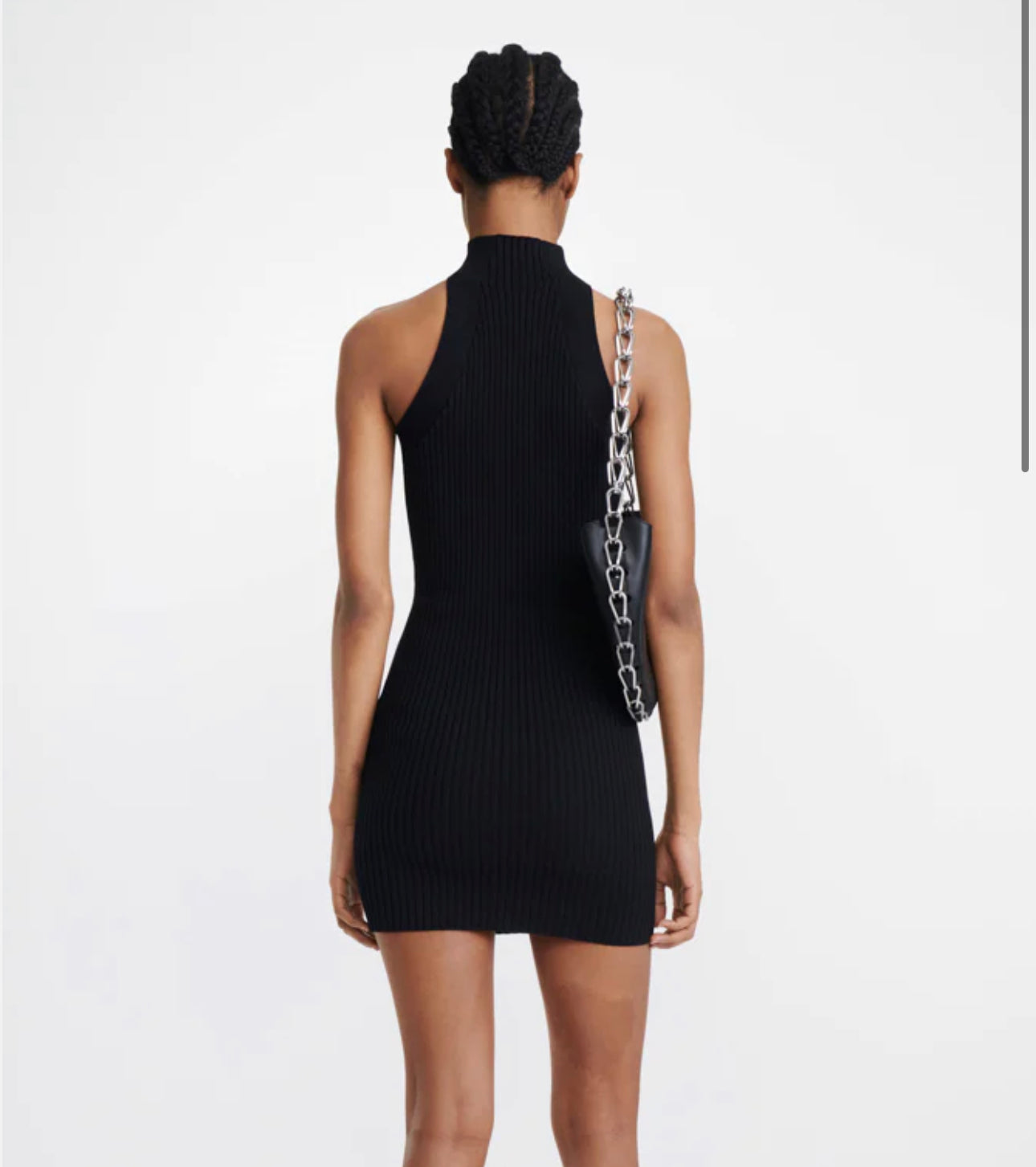 Dion lee Muscular Twist Mini Black