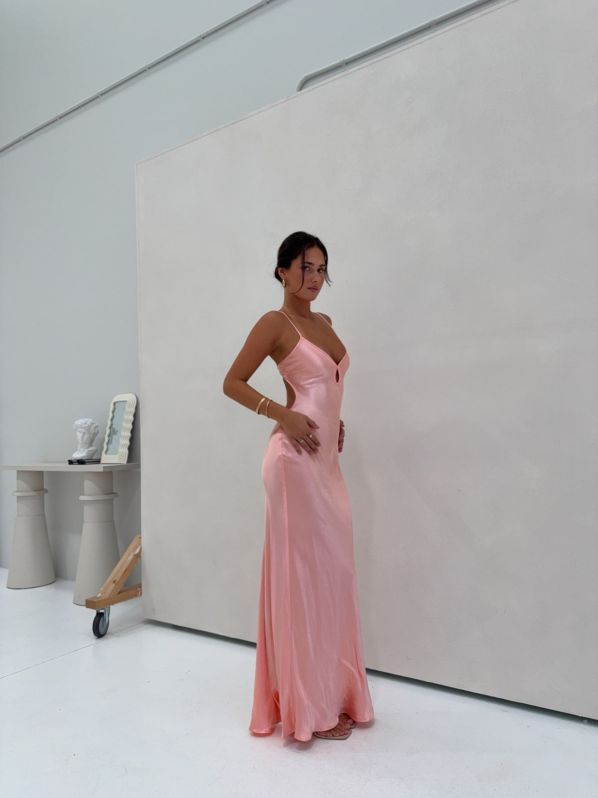 Bec + Bridge Cedar City Gown Coral shortandsweethire Bec + Bridge Cedar City Gown Coral shortandsweethire