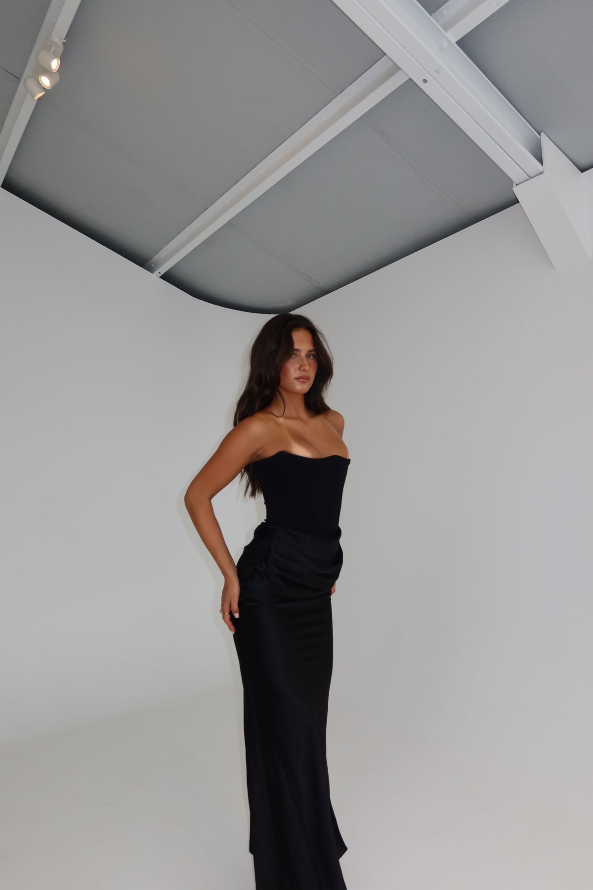 House of CB Persephone Gown Black – shortandsweethire