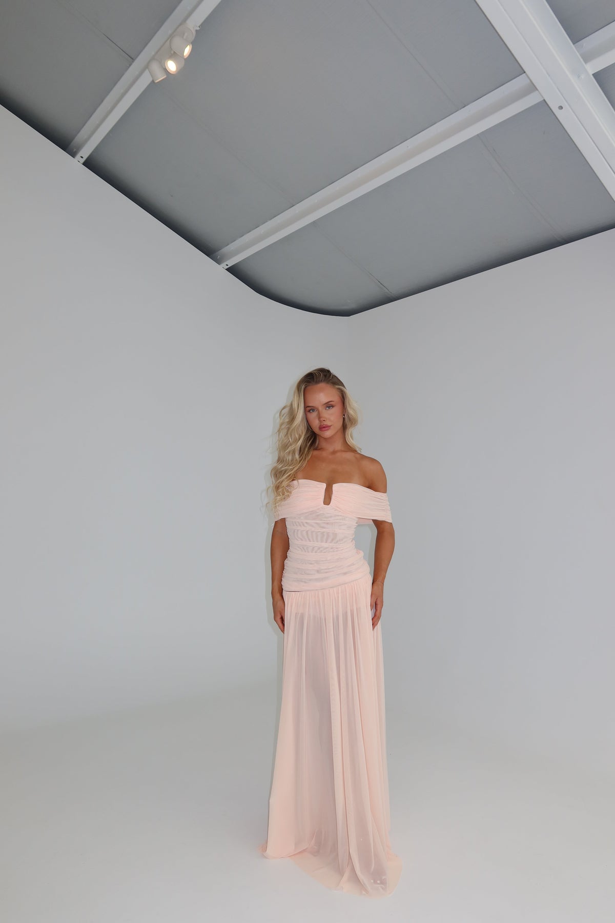 Bec + Bridge Camille Top + Skirt Peach shortandsweethire
