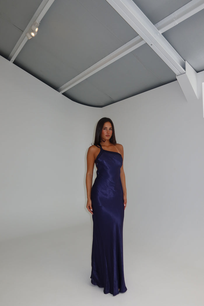 Arcina Ori Monique Gown Navy shortandsweethire