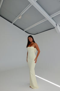 Effie Kats Havilland Gown Lemon