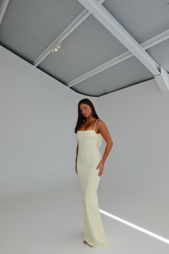 Effie Kats Havilland Gown Lemon