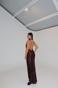 Bec + Bridge Elisia Wrap Maxi Chocolate shortandsweethire