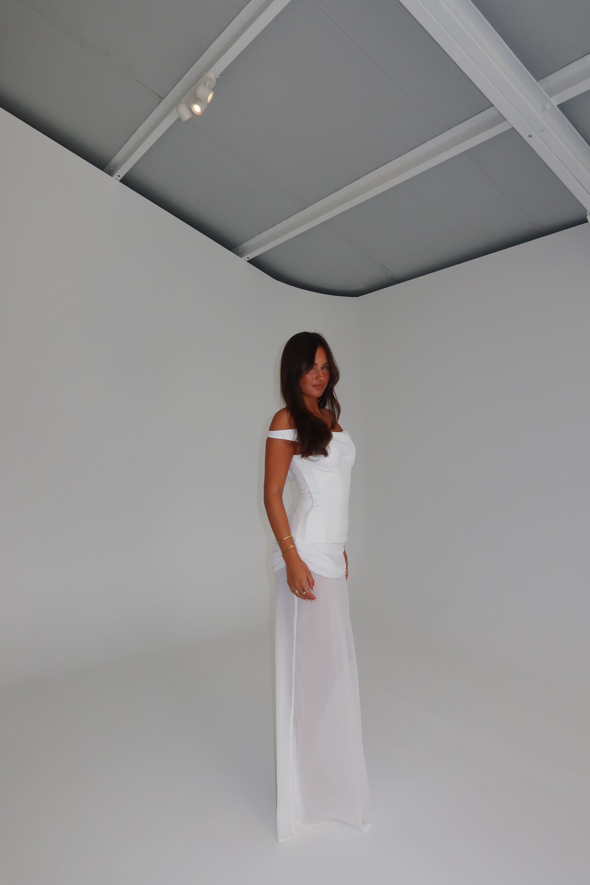 Natalie Rolt Cadence Gown White