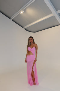 Natalie Rolt Dahlia Gown Candy Pink