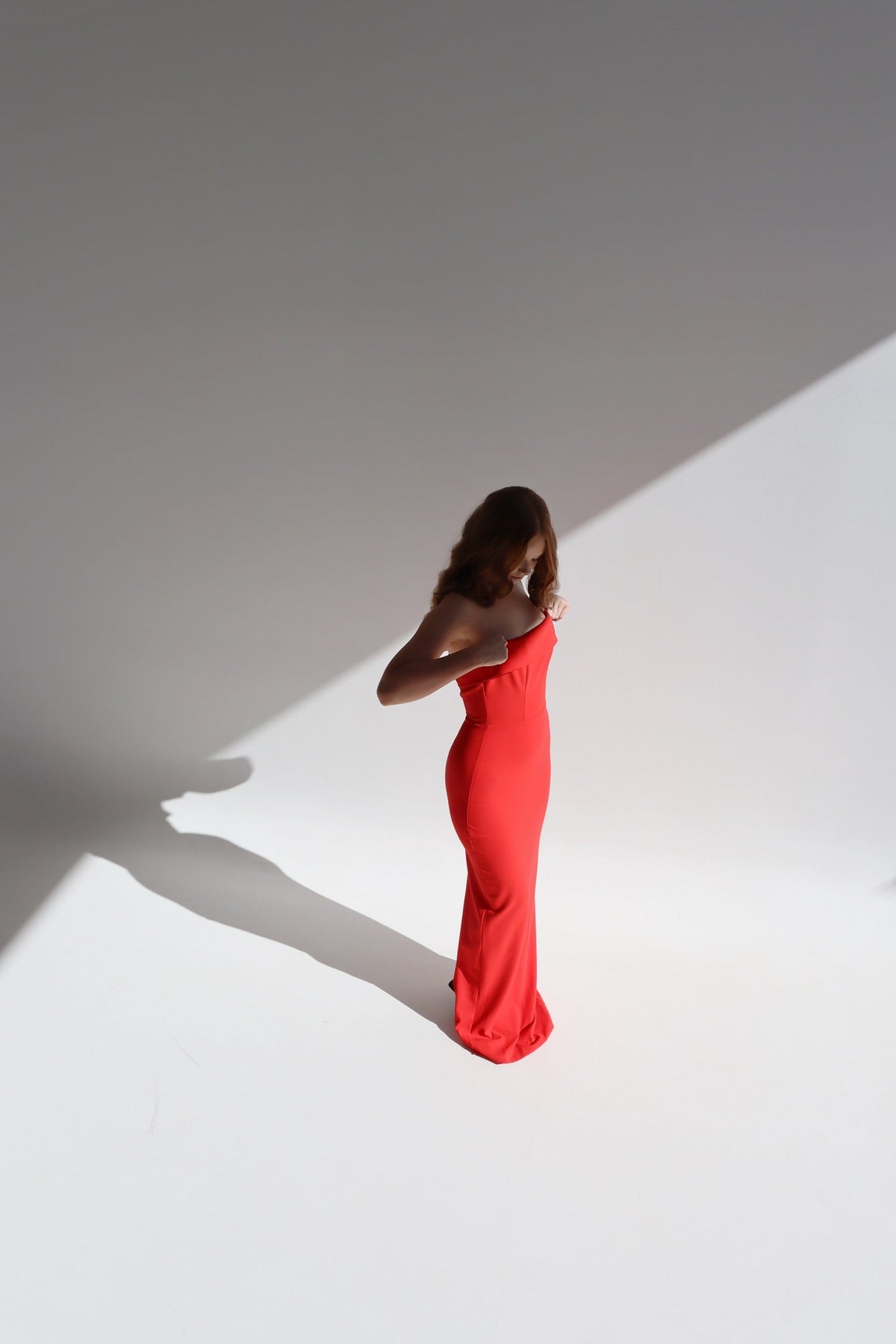 effie kats red dress Effie Kats Valencia Gown Cherry Red Hire Paloma Dress Hire