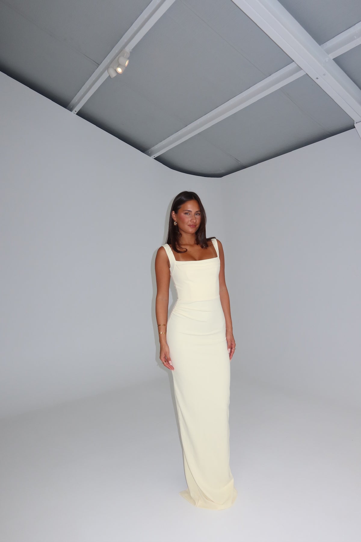 Effie Kats Marbella Gown Lemon