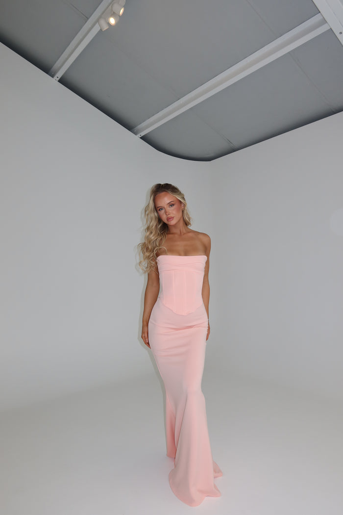 HNTR the Label Louie Gown Baby Pink