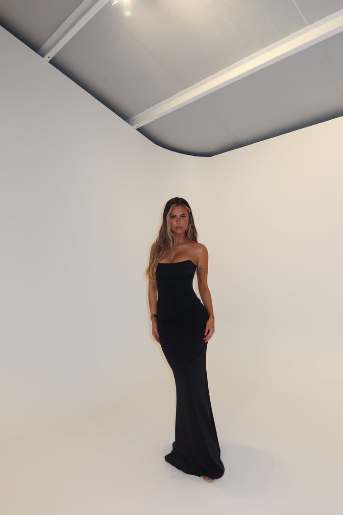 HNTR the Label Louie Gown Black