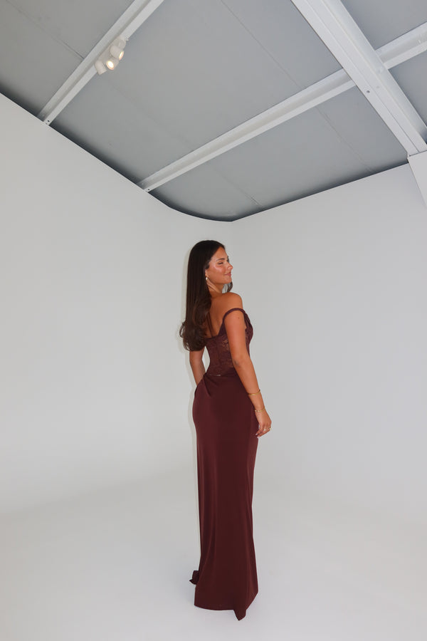 Natalie Rolt Sloane Dress Espresso