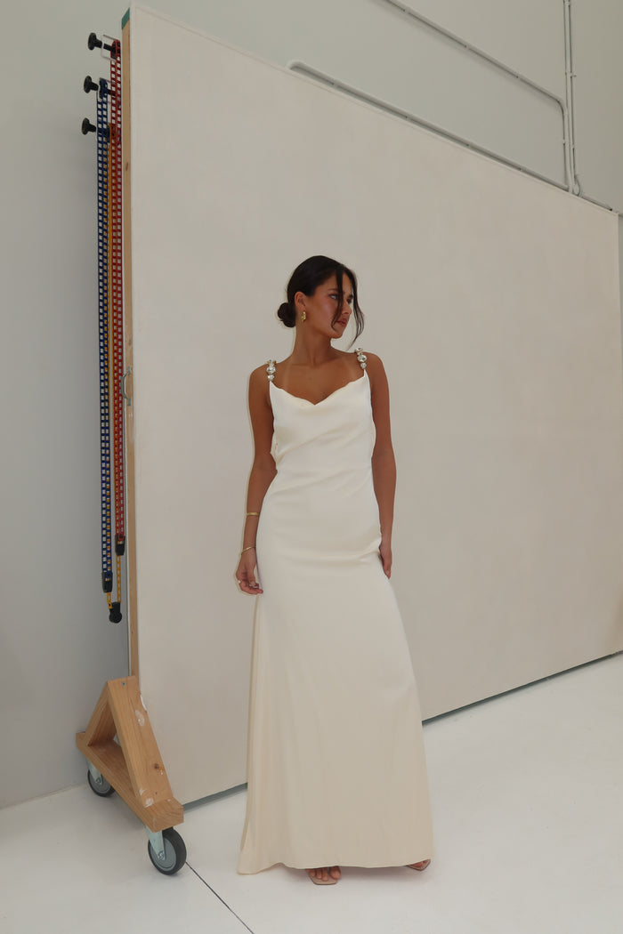 Vanina Kirsten Clochette Gown Ivory