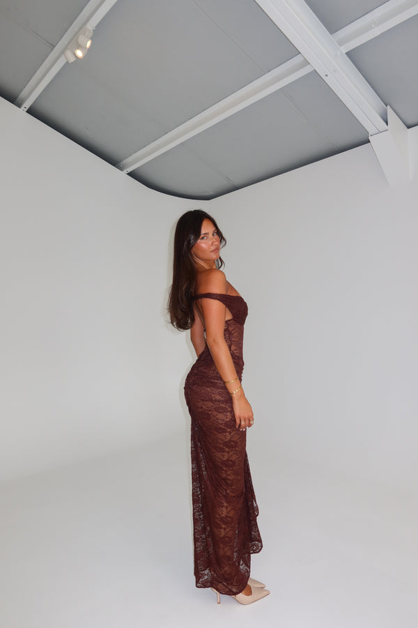 Natalie Rolt Aubrey Dress Espresso