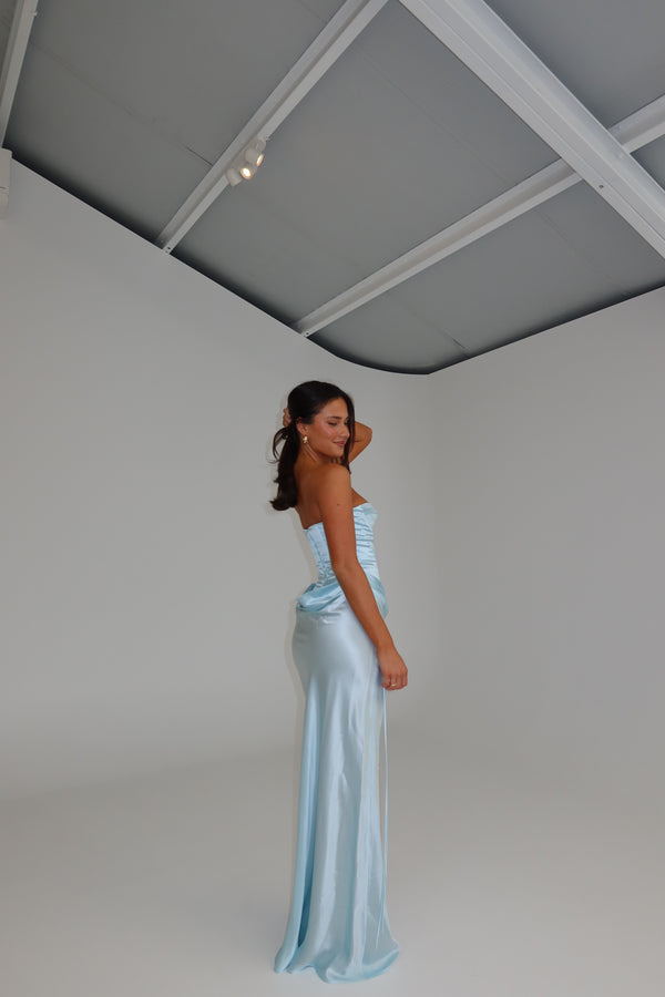 Natalie Rolt Elina Bustier + Evelyn Skirt Baby Blue