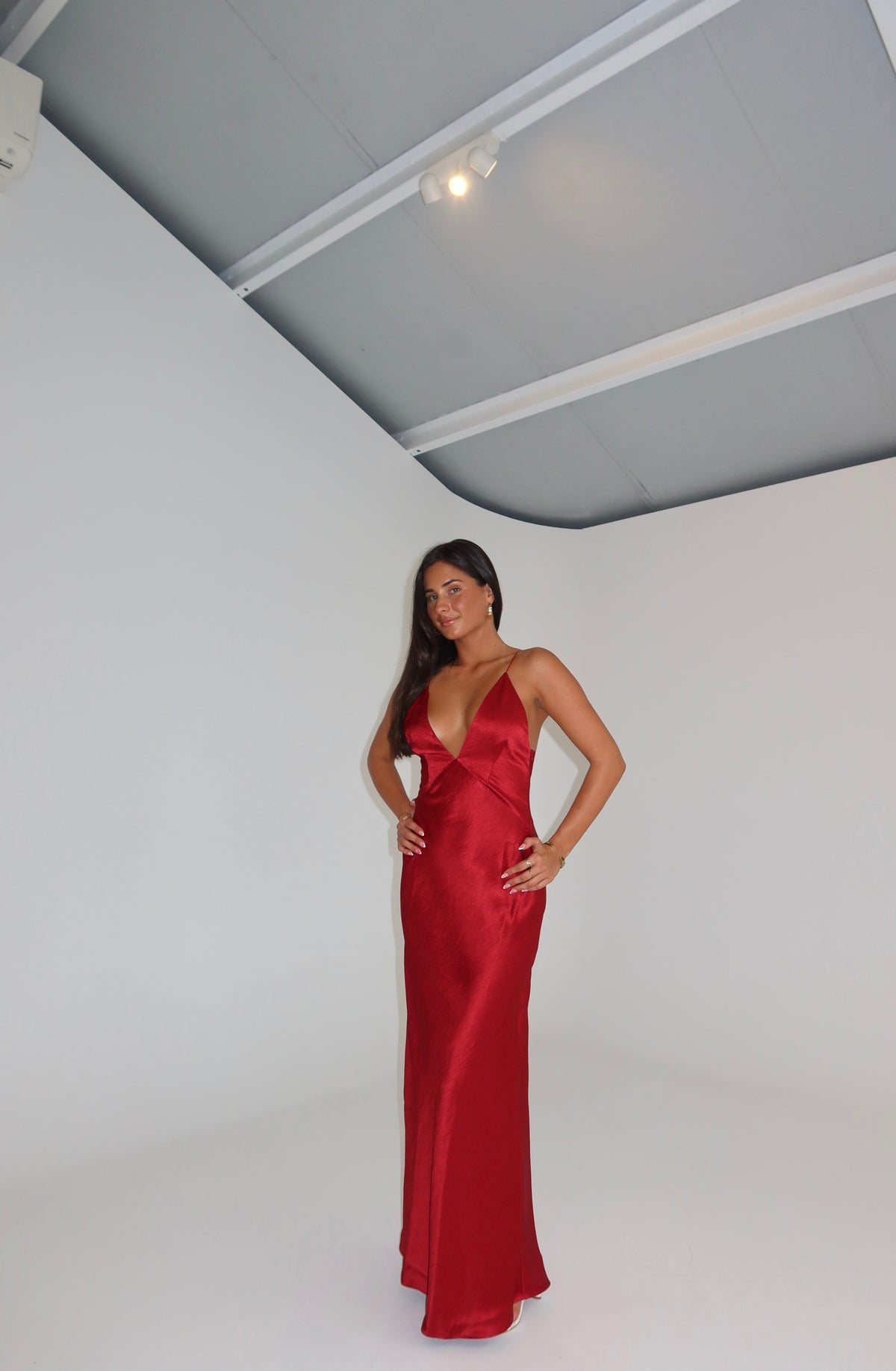 Bec + Bridge Ariahn Maxi Cherry shortandsweethire