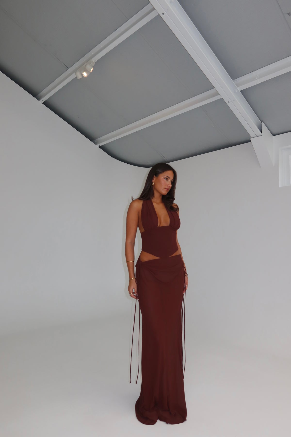 Natalie Rolt Bronte Top + Allira Skirt Espresso