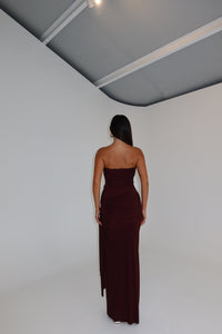 Natalie Rolt Miranda Gown Espresso shortandsweethire