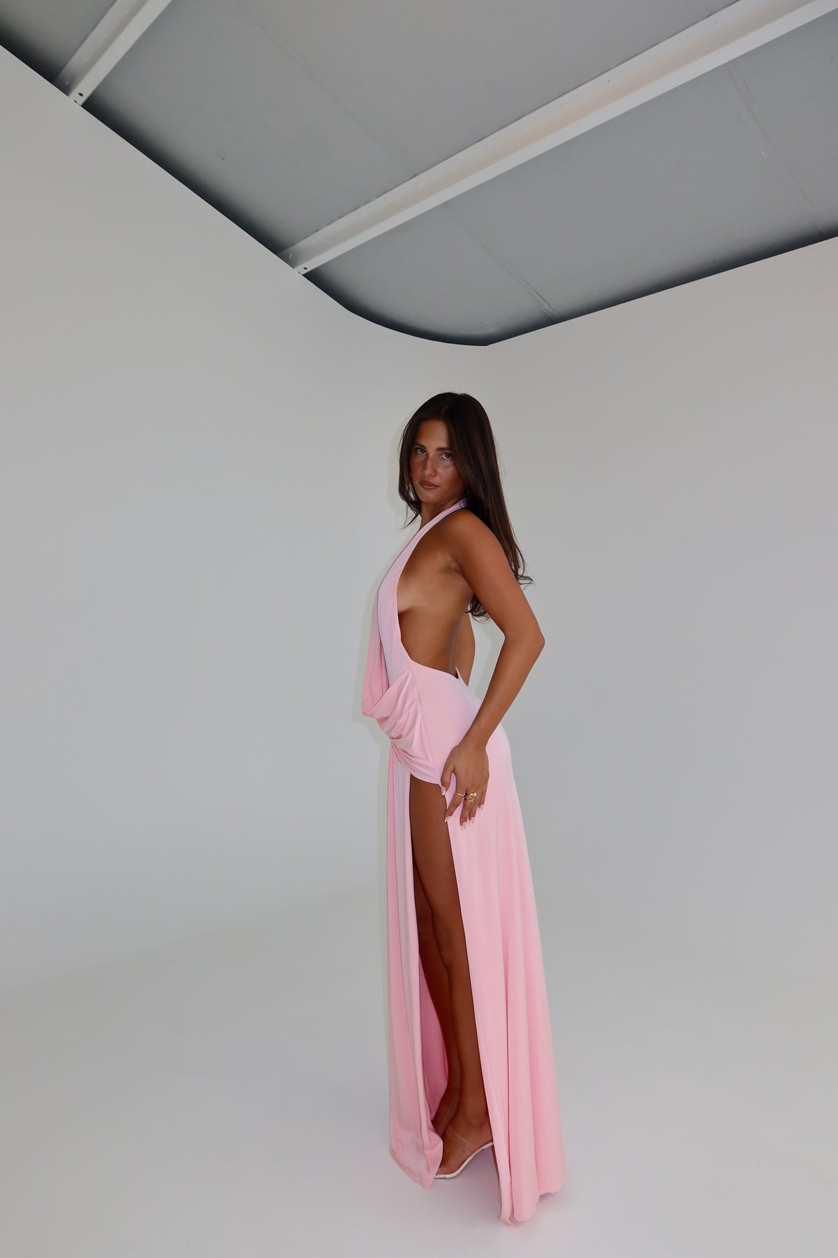 Natalie Rolt Winona Gown Baby Pink