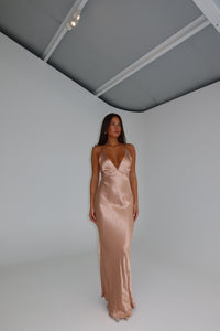 Bec + Bridge Moon Dance Maxi Rose Gold