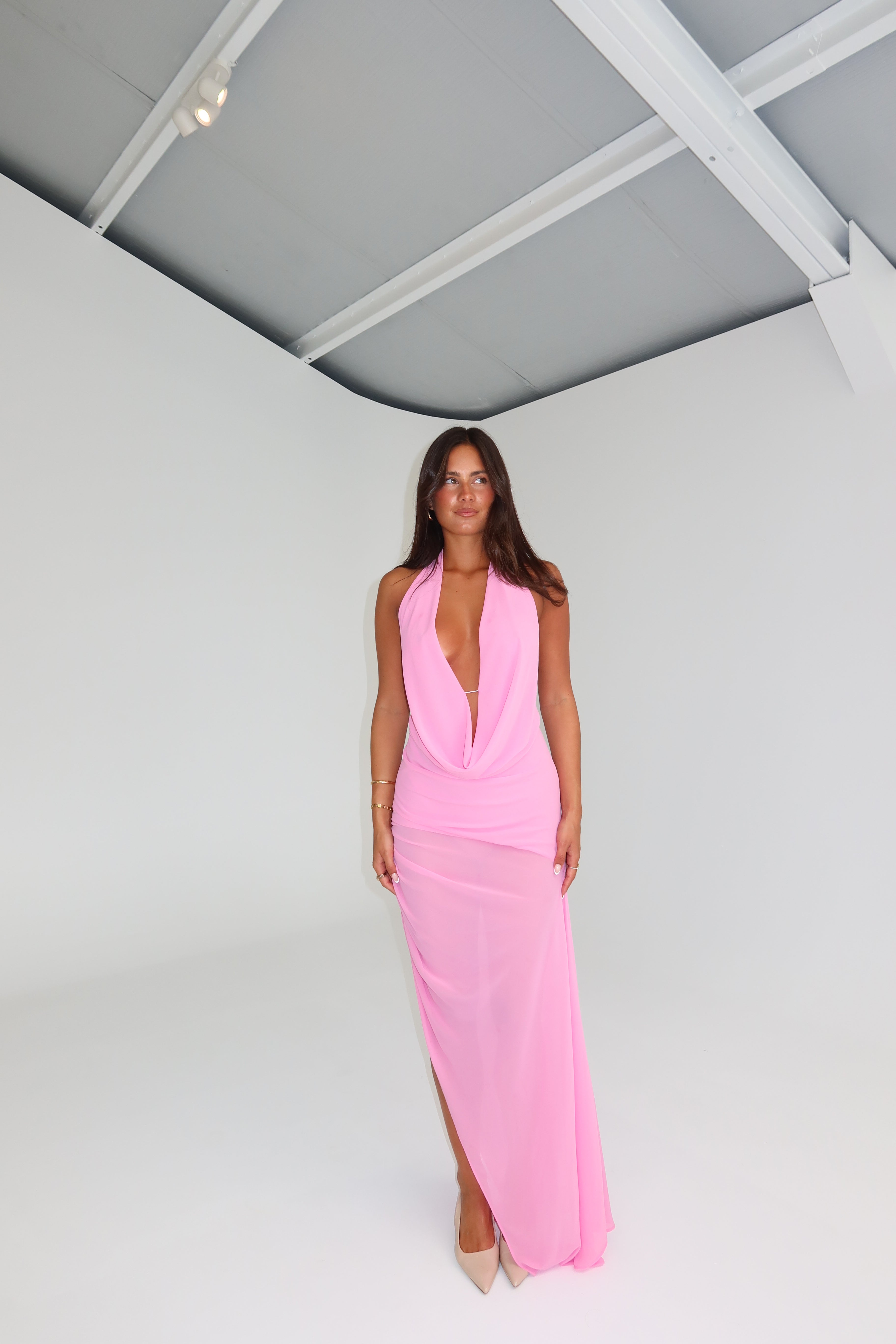 Natalie Rolt Anastasia Dress Candy Pink – shortandsweethire
