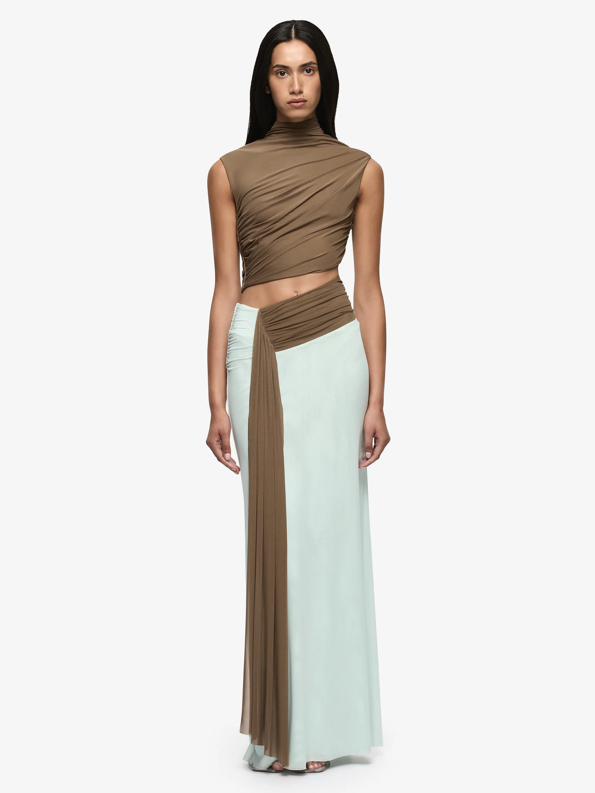 Bec + Bridge Conni Asym Maxi Spearmint/ Taupe