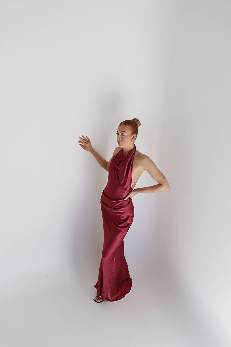 Arcina Ori Gaia Gown Plum shortandsweethire
