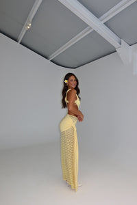 Deconduarte Paradiso Lace Gown Baby Yellow