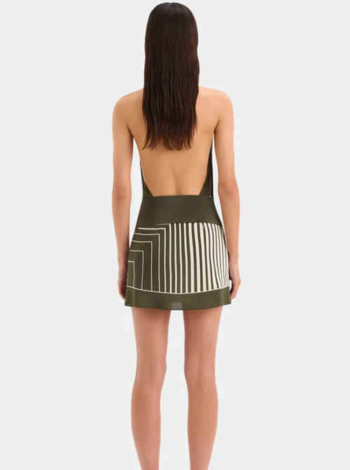 Sir the Label Leilana Mini Dress Garden Stripe – shortandsweethire