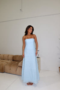 Aje Soundscape Maxi Gown Sea Breeze Blue