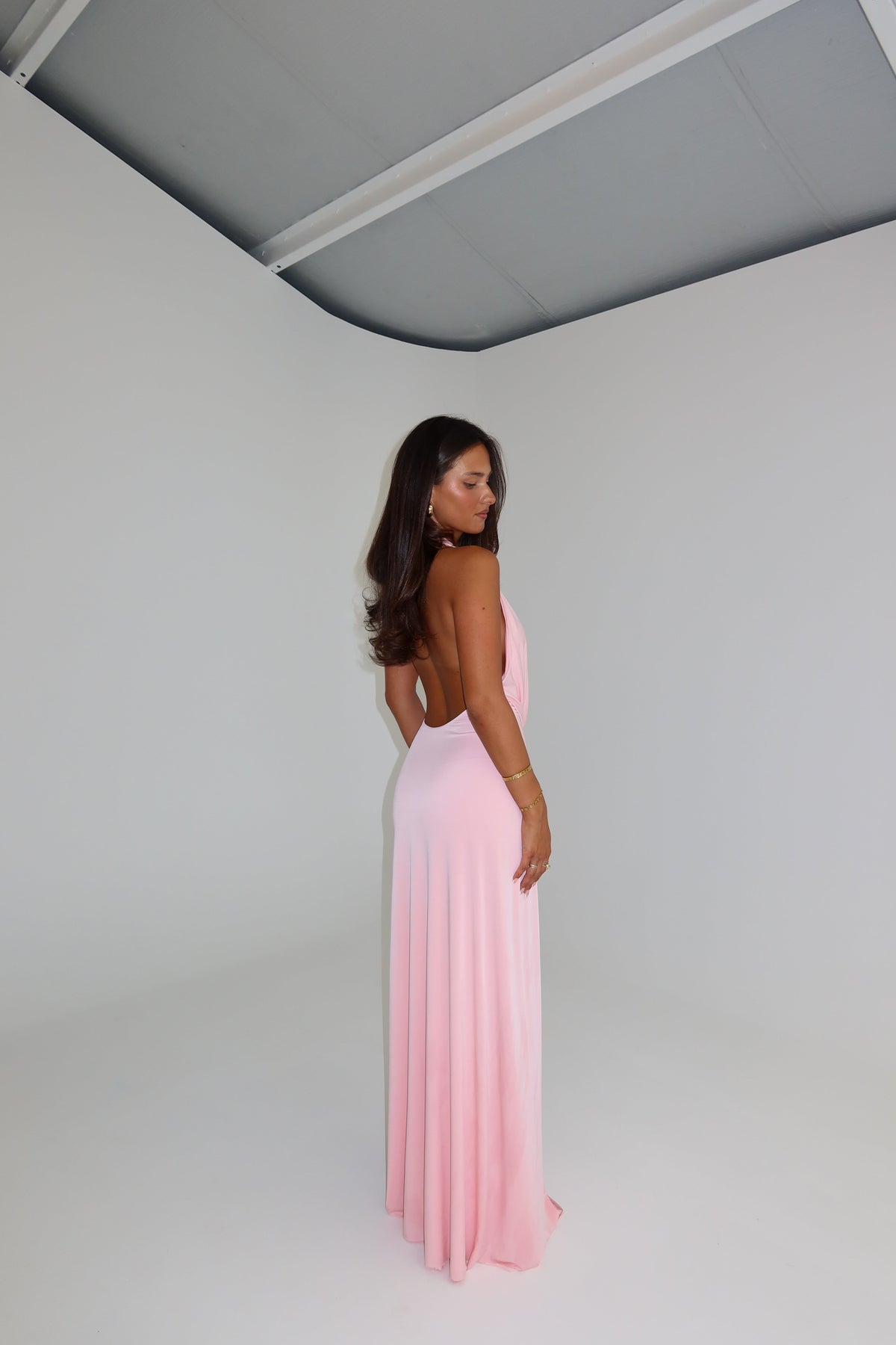 Natalie Rolt Winona Gown Baby Pink shortandsweethire Natalie Rolt Winona Gown Baby Pink shortandsweethire