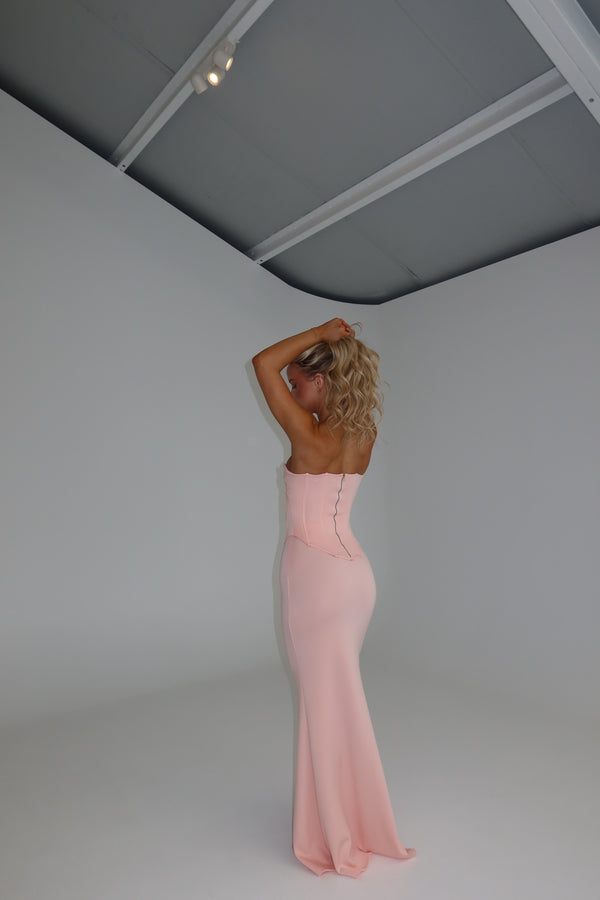 HNTR the Label Louie Gown Baby Pink