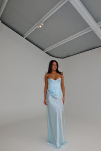 Natalie Rolt Elina Bustier + Evelyn Skirt Baby Blue