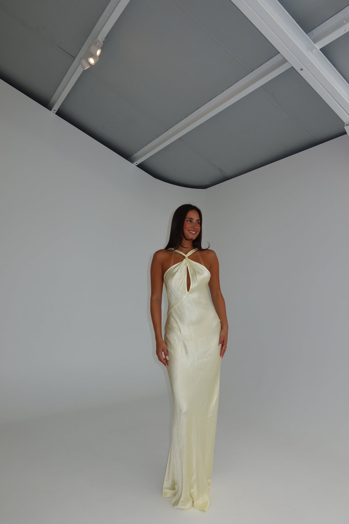 Bec + Bridge Elisia Twist Maxi Ice Yellow shortandsweethire