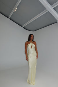 Bec + Bridge Elisia Twist Maxi Ice Yellow shortandsweethire