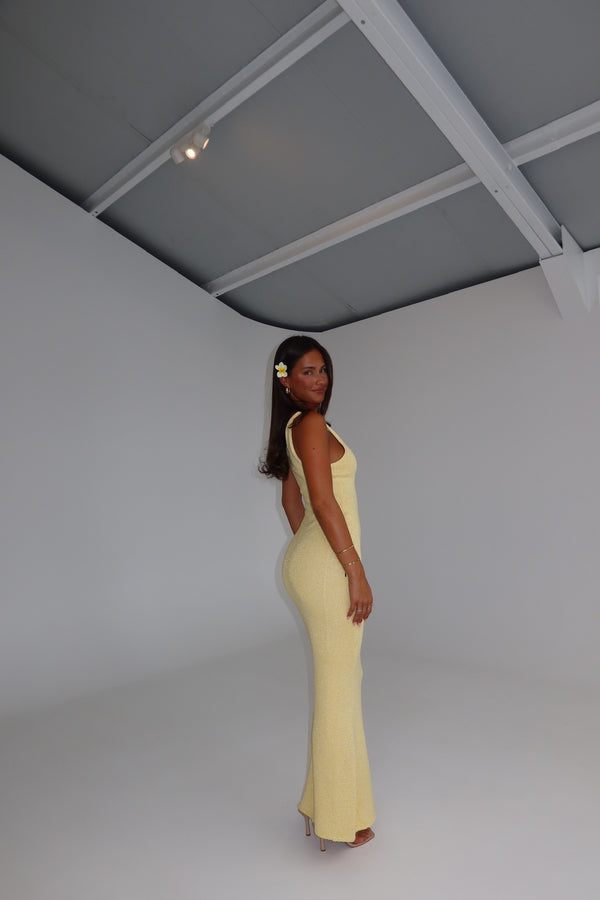 ASTA Resort Ana Maxi Butter Yellow