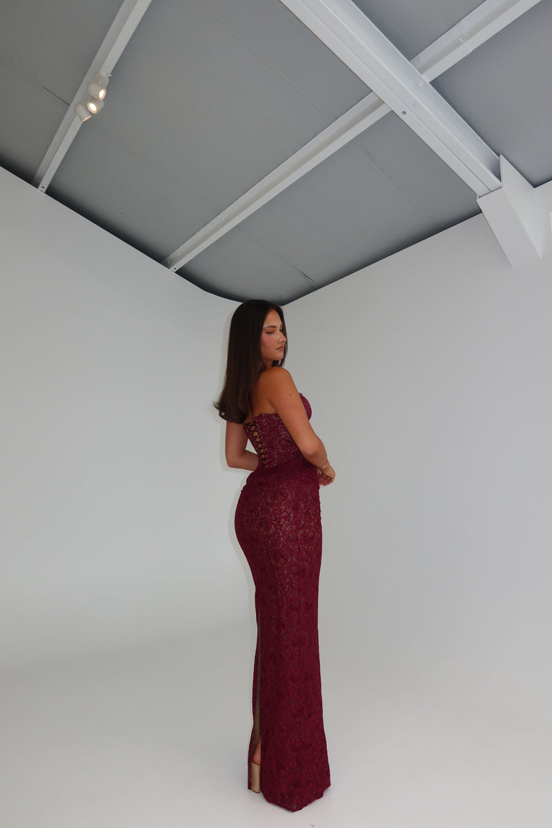 Fenity Fashion Veronica Gown Burgundy