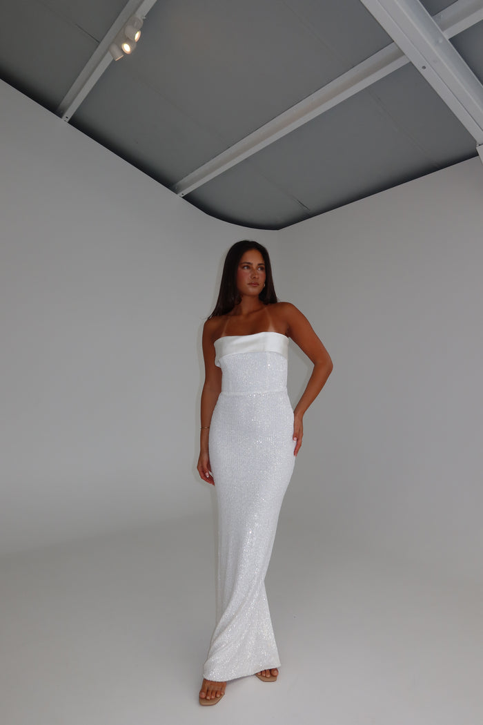 Effie Kats Thalia Gown Crystal Sequin