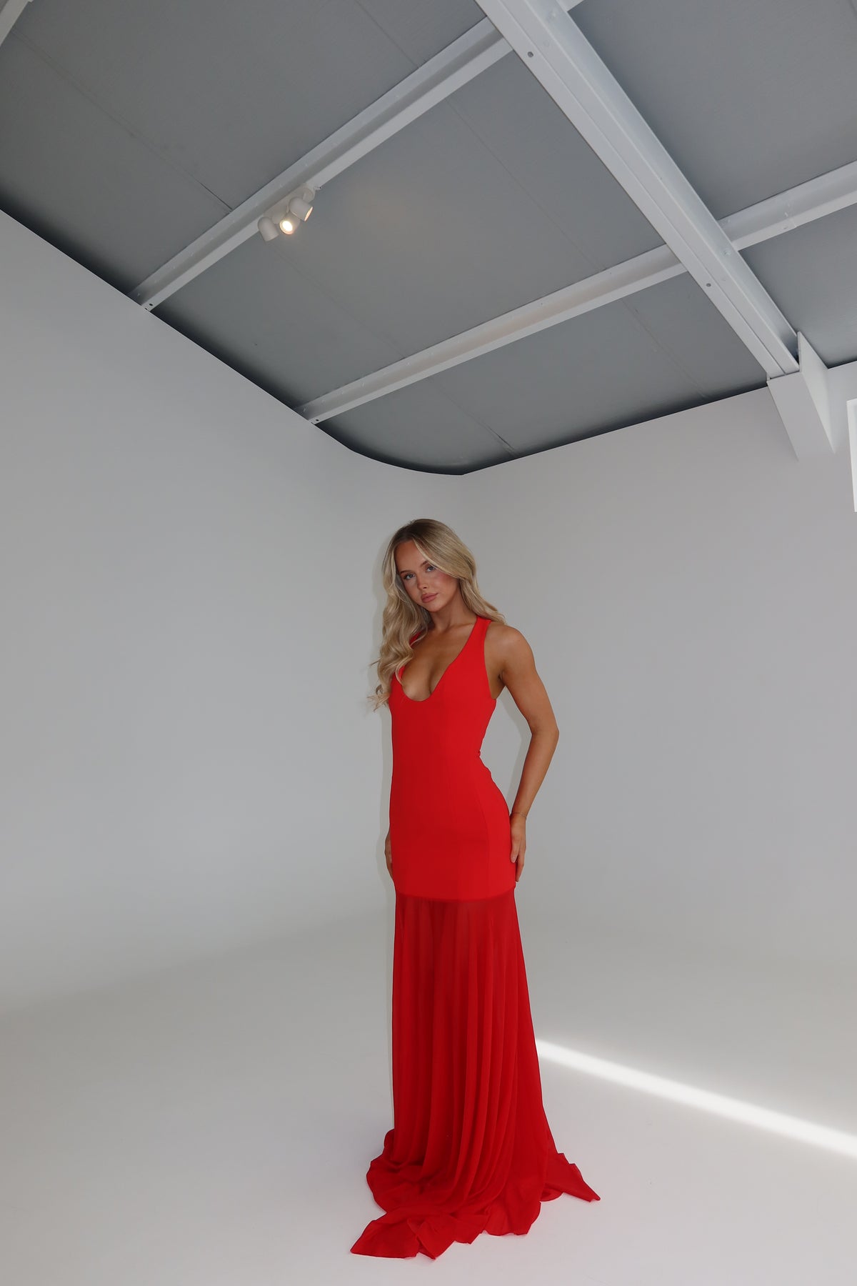 Effie Kats Odessa Gown Red