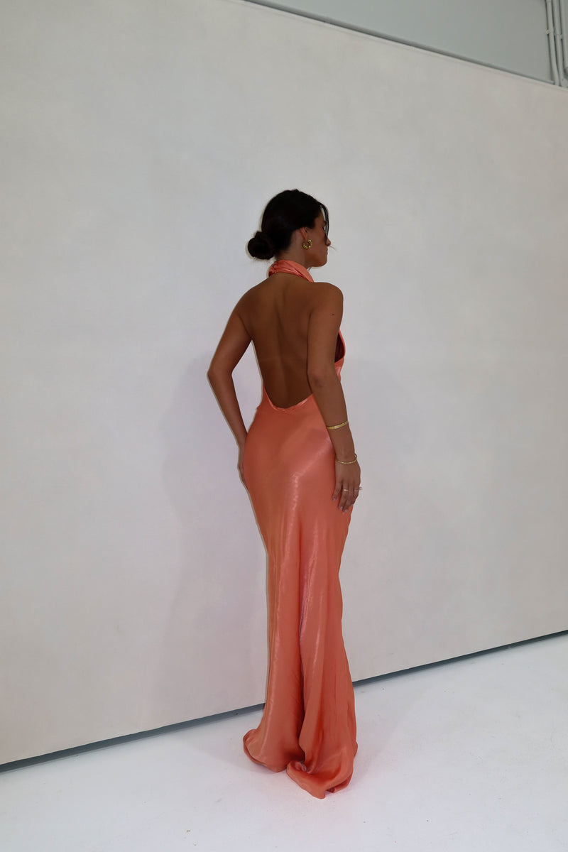Arcina Ori Gaia Gown Papaya shortandsweethire
