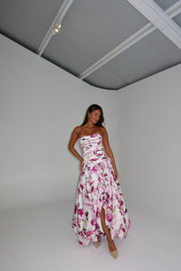 Aje Bubble Behold Maxi Gown Fresh Flora