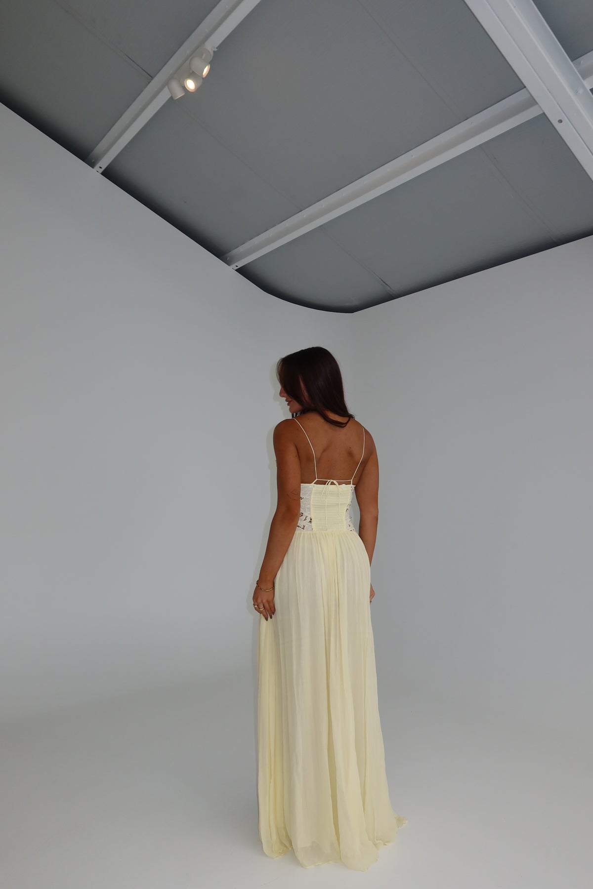 Hansen & Gretel Stephanie Maxi Gown Butter
