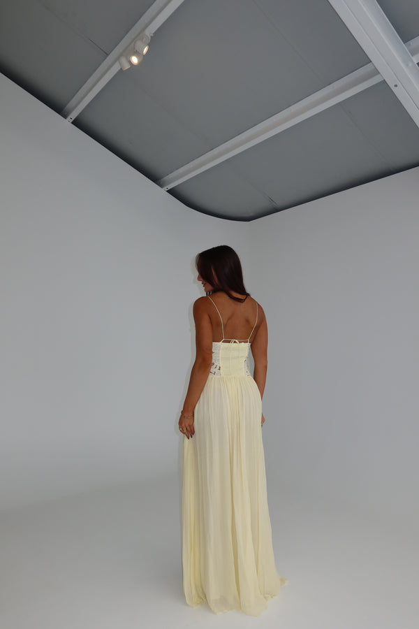 Hansen & Gretel Stephanie Maxi Gown Butter