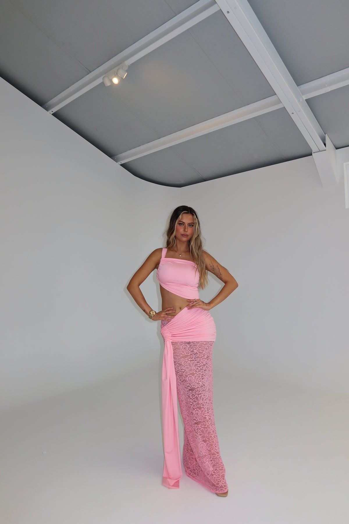 Deconduarte Paradiso Gown Baby Pink