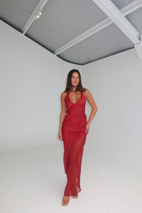 I am Delilah Jasmine Gown Wine shortandsweethire