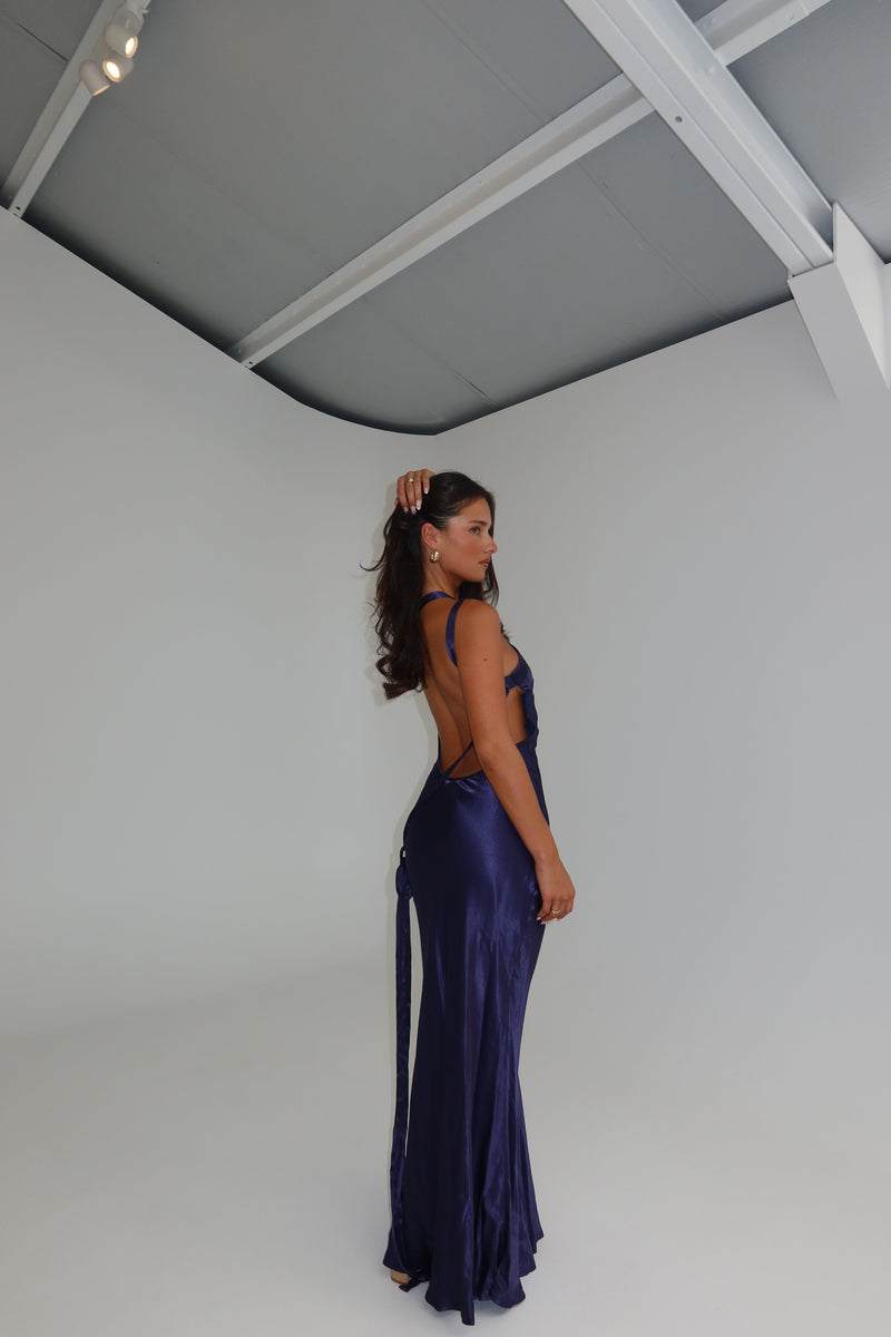 Arcina Ori Monique Gown Navy shortandsweethire