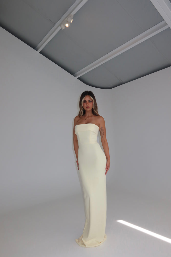 Effie Kats Monroe Gown Lemon