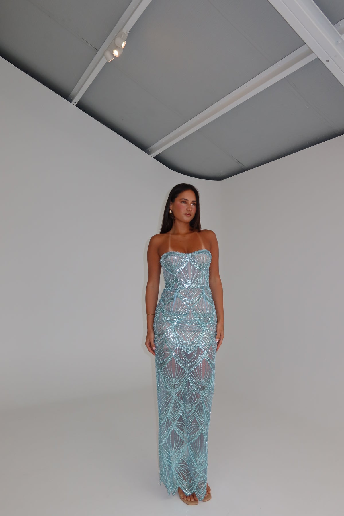 Bronx Banco Giselle Gown Powder Blue